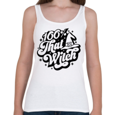 PRINTFASHION 100% that WITCH - Női atléta - Fehér