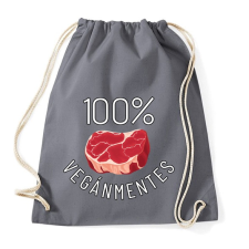 PRINTFASHION 100% VEGÁNMENTES - Sportzsák, Tornazsák - Grafitszürke tornazsák