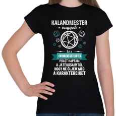 PRINTFASHION +10 Megvesztegetés - Női póló - Fekete