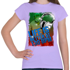 PRINTFASHION 130 BPM - Női póló - Viola női póló