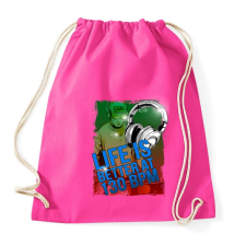 PRINTFASHION 130 BPM - Sportzsák, Tornazsák - Fukszia tornazsák