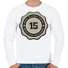 PRINTFASHION 15 - Férfi pulóver - Fehér férfi pulóver, kardigán