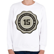 PRINTFASHION 15 - Gyerek pulóver - Fehér