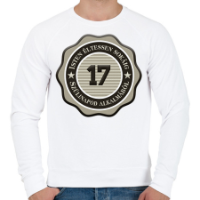 PRINTFASHION 17 - Férfi pulóver - Fehér férfi pulóver, kardigán