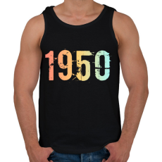 PRINTFASHION 1950 - Férfi atléta - Fekete