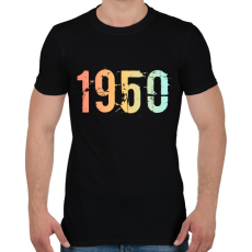 PRINTFASHION 1950 - Férfi póló - Fekete