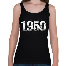 PRINTFASHION 1950 - Női atléta - Fekete női trikó