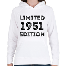 PRINTFASHION 1951 - Női kapucnis pulóver - Fehér