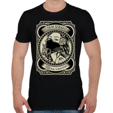 PRINTFASHION 1952 Velem ne szórakozz - Férfi póló - Fekete férfi póló