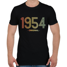 PRINTFASHION 1954 - Férfi póló - Fekete férfi póló