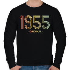 PRINTFASHION 1955 - Férfi pulóver - Fekete