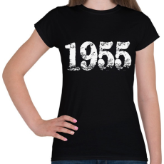 PRINTFASHION 1955 - Női póló - Fekete