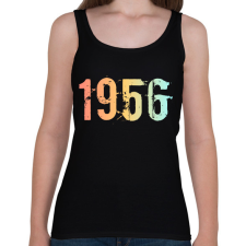 PRINTFASHION 1956 - Női atléta - Fekete női trikó