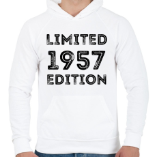 PRINTFASHION 1957 - Férfi kapucnis pulóver - Fehér