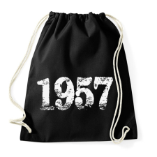 PRINTFASHION 1957 - Sportzsák, Tornazsák - Fekete tornazsák