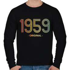 PRINTFASHION 1959 - Férfi pulóver - Fekete