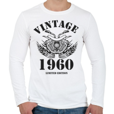 PRINTFASHION 1960 - Férfi hosszú ujjú póló - Fehér