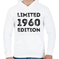 PRINTFASHION 1960 - Férfi kapucnis pulóver - Fehér