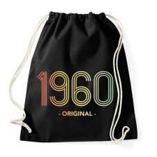 PRINTFASHION 1960 - Sportzsák, Tornazsák - Fekete tornazsák