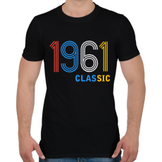 PRINTFASHION 1961 - Férfi póló - Fekete