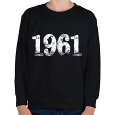 PRINTFASHION 1961 - Gyerek pulóver - Fekete