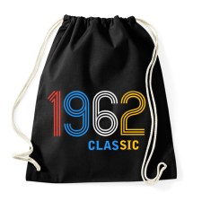 PRINTFASHION 1962 - Sportzsák, Tornazsák - Fekete tornazsák