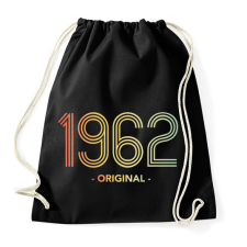 PRINTFASHION 1962 - Sportzsák, Tornazsák - Fekete tornazsák