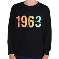 PRINTFASHION 1963 - Gyerek pulóver - Fekete