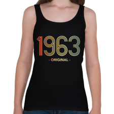 PRINTFASHION 1963 - Női atléta - Fekete női trikó