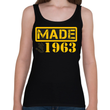 PRINTFASHION 1963 - Női atléta - Fekete női trikó