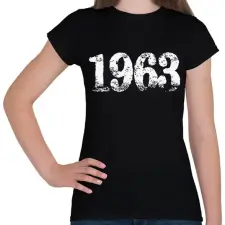 PRINTFASHION 1963 - Női póló - Fekete női póló