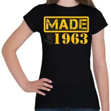 PRINTFASHION 1963 - Női póló - Fekete