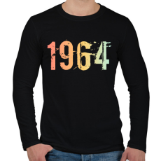 PRINTFASHION 1964 - Férfi hosszú ujjú póló - Fekete