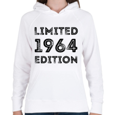 PRINTFASHION 1964 - Női kapucnis pulóver - Fehér női pulóver, kardigán