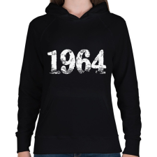 PRINTFASHION 1964 - Női kapucnis pulóver - Fekete női pulóver, kardigán