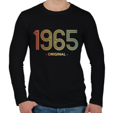 PRINTFASHION 1965 - Férfi hosszú ujjú póló - Fekete
