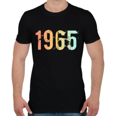 PRINTFASHION 1965 - Férfi póló - Fekete