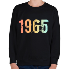 PRINTFASHION 1965 - Gyerek pulóver - Fekete