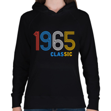 PRINTFASHION 1965 - Női kapucnis pulóver - Fekete