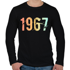 PRINTFASHION 1967 - Férfi hosszú ujjú póló - Fekete férfi póló