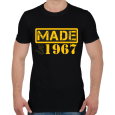 PRINTFASHION 1967 - Férfi póló - Fekete