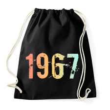 PRINTFASHION 1967 - Sportzsák, Tornazsák - Fekete tornazsák