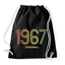 PRINTFASHION 1967 - Sportzsák, Tornazsák - Fekete tornazsák