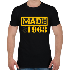 PRINTFASHION 1968 - Férfi póló - Fekete férfi póló