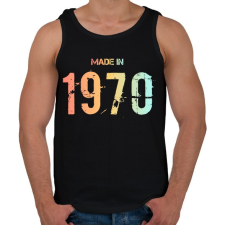 PRINTFASHION 1970 - Férfi atléta - Fekete atléta, trikó