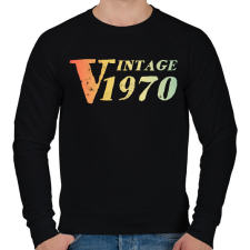 PRINTFASHION 1970 - Férfi pulóver - Fekete férfi pulóver, kardigán