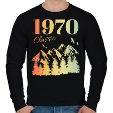 PRINTFASHION 1970 - Férfi pulóver - Fekete férfi pulóver, kardigán