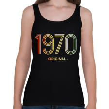 PRINTFASHION 1970 - Női atléta - Fekete női trikó