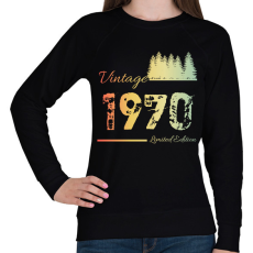 PRINTFASHION 1970 - Női pulóver - Fekete