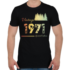 PRINTFASHION 1971 - Férfi póló - Fekete férfi póló